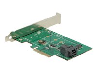 DeLOCK PCI Express Card > 1 x internal NVMe M.2 PCIe / 1 x internal SFF-8643 NVMe Lagringskontrol