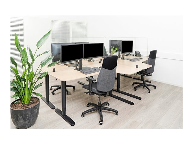 Neomounts NS-GLSPROTECT120 - rozdělená obrazovka - montáž na pracovní stůl - 120 x 65 cm - průhledná – foto 11