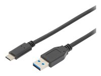 ASSMANN USB 3.0 / USB 3.1 USB Type-C kabel 1m Sort