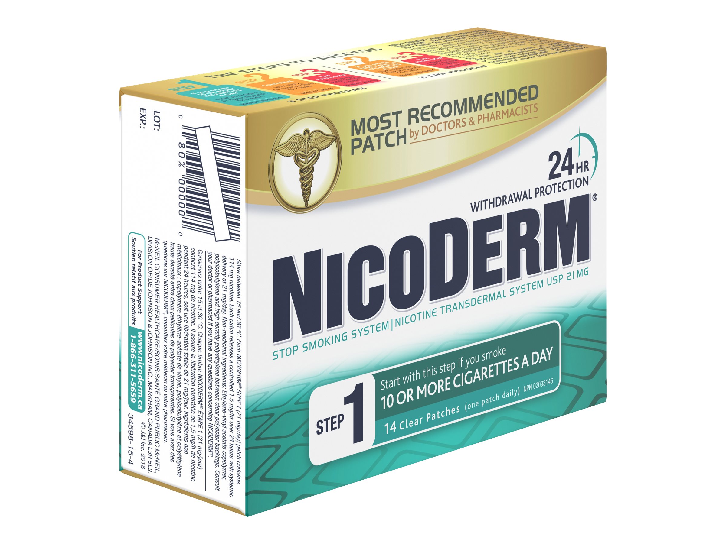 NICODERM CLEAR STEP 1 21MG 14'S