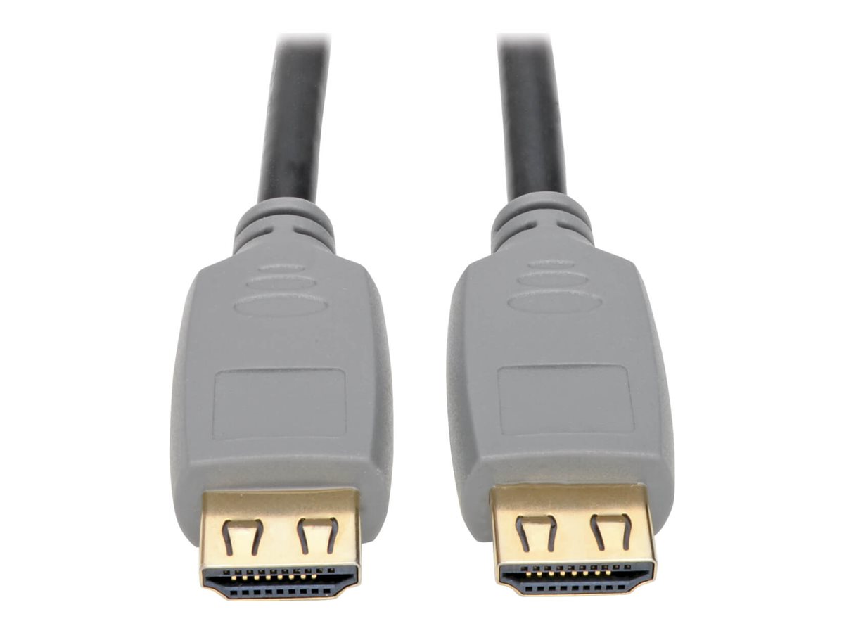 Tripp Lite High-Speed HDMI 2.0a Cable with Gripping Connectors 4K 60 Hz 4:4:4 M/M Black 1 m
