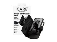PanzerGlass CARE by Feature Case Tango Two-in-One Wallet w. MagSafe iPhone 17 Pro Beskyttelsescover Sort