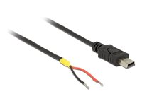 Delock USB-kabel 10cm Sort