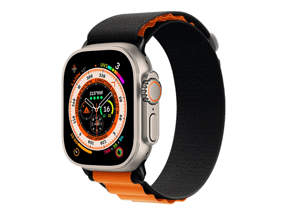 FURO Alpine Band Ultra for Apple Watch - 42/44/45/49mm - Black/Orange
