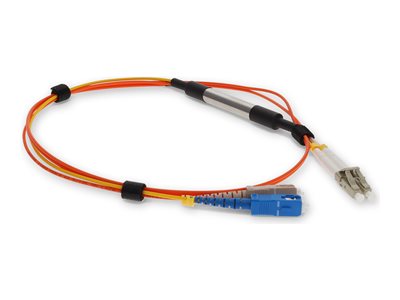 AddOn - Câble de conditionnement multimode - LC/UPC multimode (M) pour SC/UPC multimode, mode unique SC/UPC (M) - 3 m 