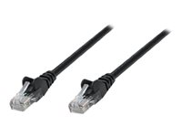 Intellinet Network Patch Cable, Cat6, 0.25m, Black, Copper, S/FTP, LSOH / LSZH, PVC, RJ45, Gold Plated Contacts, Snagless, Bo