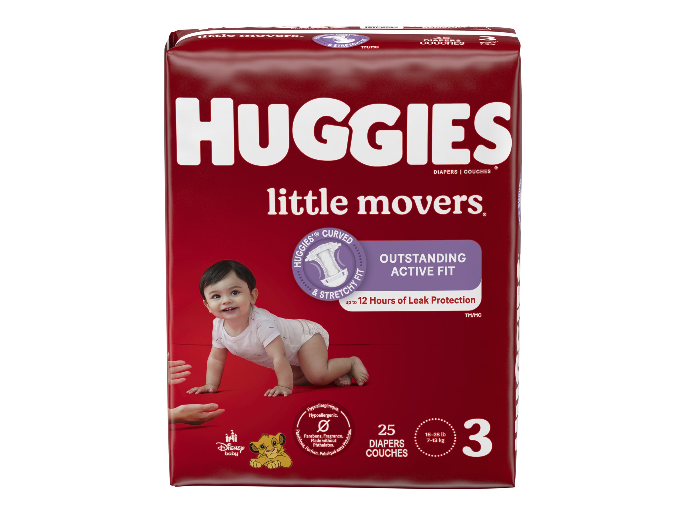 Huggies Little Movers Diapers - Disney The Lion King - Size 3 - 25's