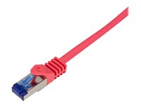 LogiLink Professional CAT 7 (kabel)/CAT 6a (stikforbindelser) S/FTP 50cm Patchkabel Rød RAL 3018