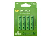 GP ReCyko AA type Batterier til generelt brug (genopladelige) 2100mAh