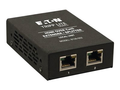 Tripp Lite 2-Port HDMI Over Cat5/Cat6 A/V Extender / Video Splitter 1080p 150'