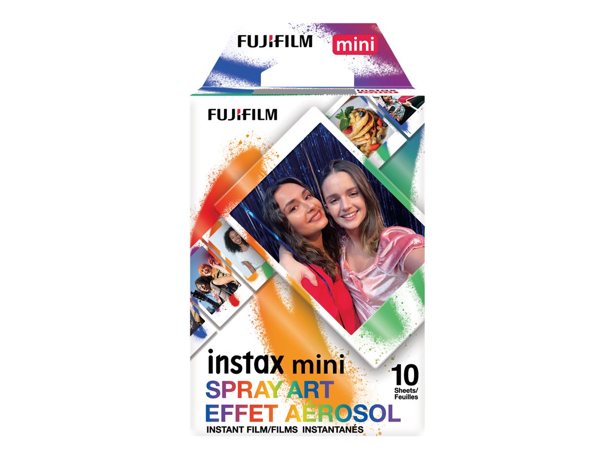 Fujifilm Instax Mini Spray Art Color Instant Film - 10 exposures