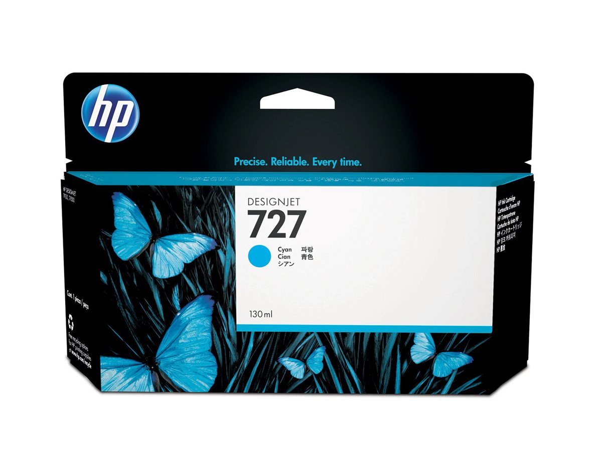 HP 727 Ink Cyan 130ml T920 T1500