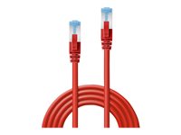 C ble réseau Rouge Cat.6A S/FTP LSZH, 2m