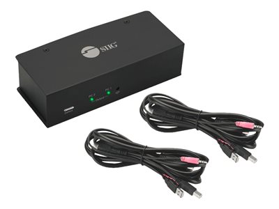 SIIG 2x1 Dual View USB HDMI KVM Switch