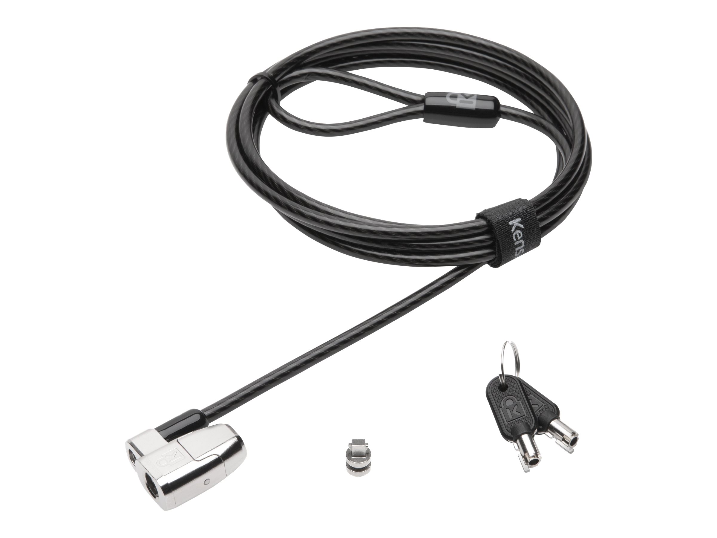 Kensington ClickSafe 2.0 Keyed Laptop Lock Master Keyed for Dell Devices security cable Product shot Front 79950