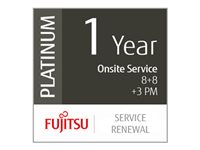 Fujitsu Scanner Service Program 1 Year Platinum Service Renewal for Fujitsu Low-Volume Production Scanners 1år Reservedele og arbejdskraft
