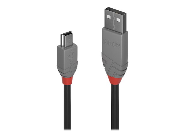 Image of Lindy Anthra Line - USB cable - USB to mini-USB Type B - 2 m
