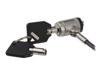 StarTech.com Câble de sécurité à clé pour ordinateur portable avec bouton de verrouillage - Antivol PC en acier - 2 m (LTLOCKKEY)