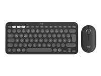Logitech Pebble 2 Combo Sæt med mus og tastatur Saks Trådløs