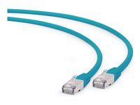 Cablexpert CAT 6a Kabel med afskærmning med folie og kobberfletning (SFTP 50cm Patchkabel Grøn