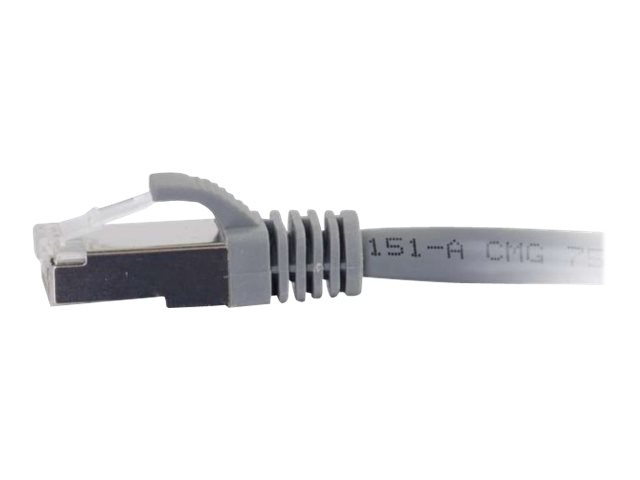 C2G Cat6a Booted Shielded (STP) Network Patch Cable - patch kabel - 15 m - šedá – foto 2