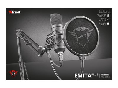 Trust Gaming GXT 252+ Emita Plus - Microphone - USB (22400) for business |  Atea eShop