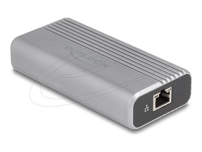 DELOCK USB 40 Gbps USB-C Netzwerk Adapter 10GbE 1xRJ45