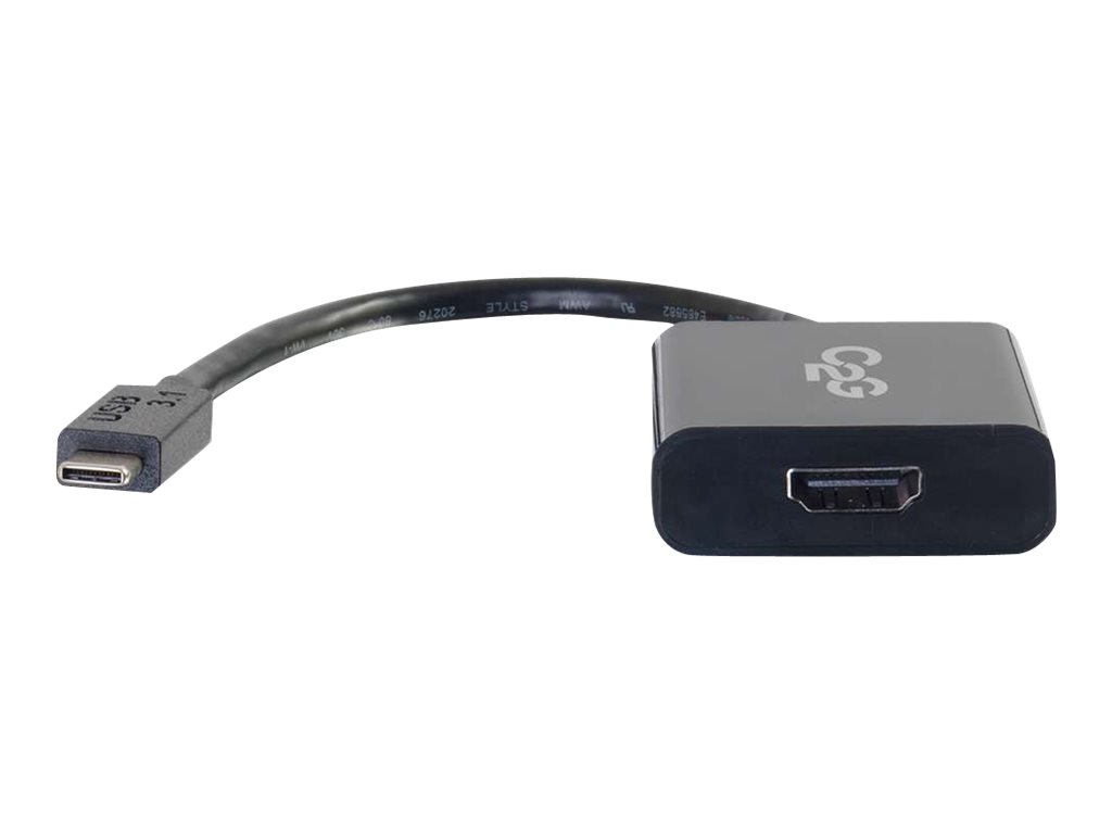 C2G USB 3.1 USB C to HDMI Audio/Video Adapter - USB Type C to HDMI Black - externí video adaptér - černá – foto 2