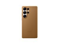 Samsung EF-VS938 - Back cover for cell phone - faux leather - camel - for Galaxy S25 Ultra