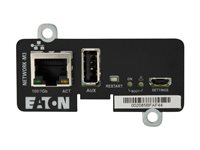 Eaton Cybersecure Gigabit NETWORK-M3 Card for UPS and PDU - remote management adapter - Gigabit Ethernet x 1