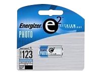 Energizer e2 Photo EL123 Battery CR17345 Li 1300 mAh