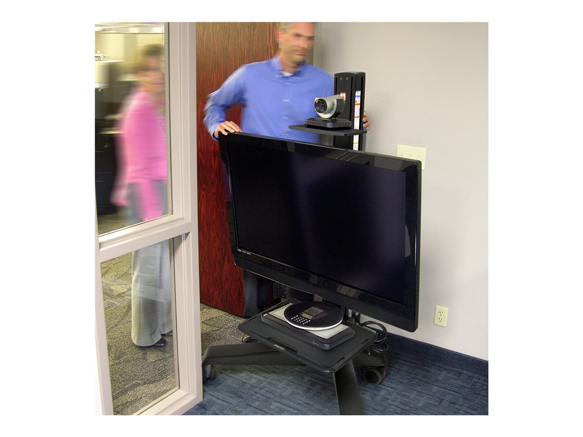 Ergotron Neo-Flex Mobile MediaCenter VHD vozík - Technologie konstantní síly - pro Displej LCD - kapacita 22,7 - 40,8 kg - černá – foto 9