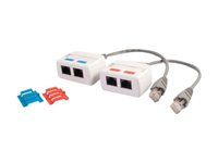 StarTech.com RJ45 Splitter Cable Adapter - Cat5/Cat5e Cable Drop -  RJ45SPLITTER - Cable Connectors 