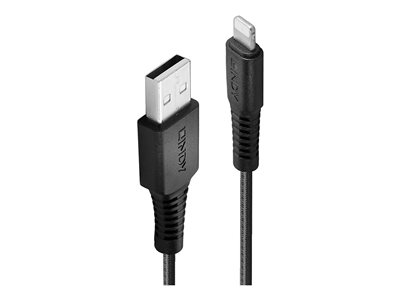 LINDY 1m Reinf. USB Type A to Lightning