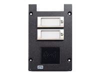 2N Control panel faceplate front, ready for card reader