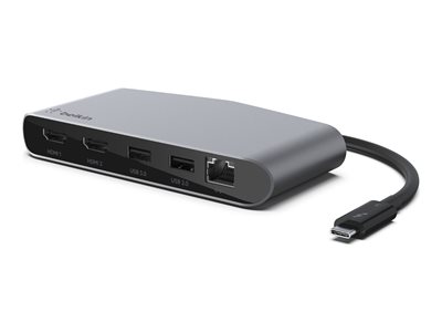 Belkin Thunderbolt 3 Dock Mini HD - Portable Docking Station - 2x