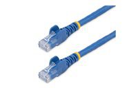 StarTech.com 25ft CAT6 Ethernet Cable, 10 Gigabit Snagless RJ45 650MHz 100W PoE Patch Cord, CAT 6 10GbE UTP Network Cable w/Strain Relief, Blue, UL Certified Wiring, 10 Pack - Category 6, 24AWG, TIA (N6PATCH25BL10PK)