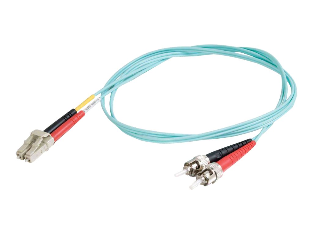 C2G LC-ST 10Gb 50/125 OM3 Duplex Multimode PVC Fiber Optic Cable (LSZH) - síťový kabel - 10 m - 10 m - vodě - barva