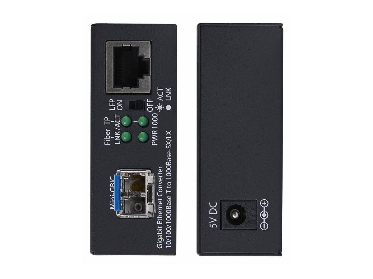 Gigabit SM LC Fiber Media Converter 40km – foto 2