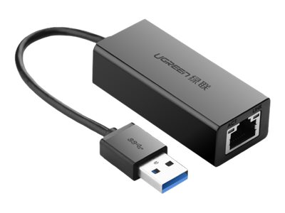 Ugreen CR111 network adapter USB 3.0 Gigabit Ethernet x Product shot Right-angle 79250
