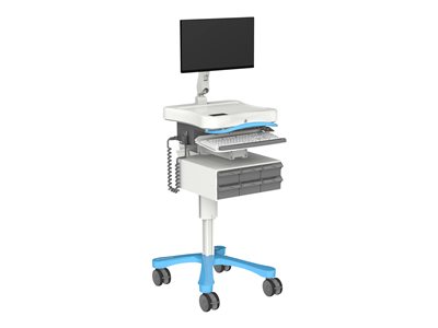 ENCORE MOBIUSPOWER PLUS WORKSTATION STRAIGHT MONITOR POST