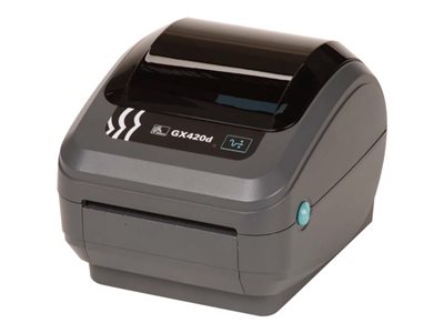 Zebra GX420d - REV.2.0 - label printer - direct thermal - Roll (10.8 cm) - 203 dpi - up to 152 mm/sec - USB, LAN, serial