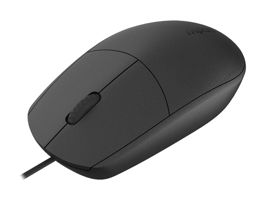 Rapoo N100C mouse Product shot Right-angle 79700