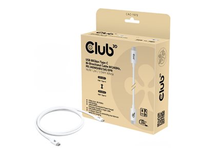 Club 3D - USB cable - 24 pin USB-C (M) to 24 pin USB-C (M)