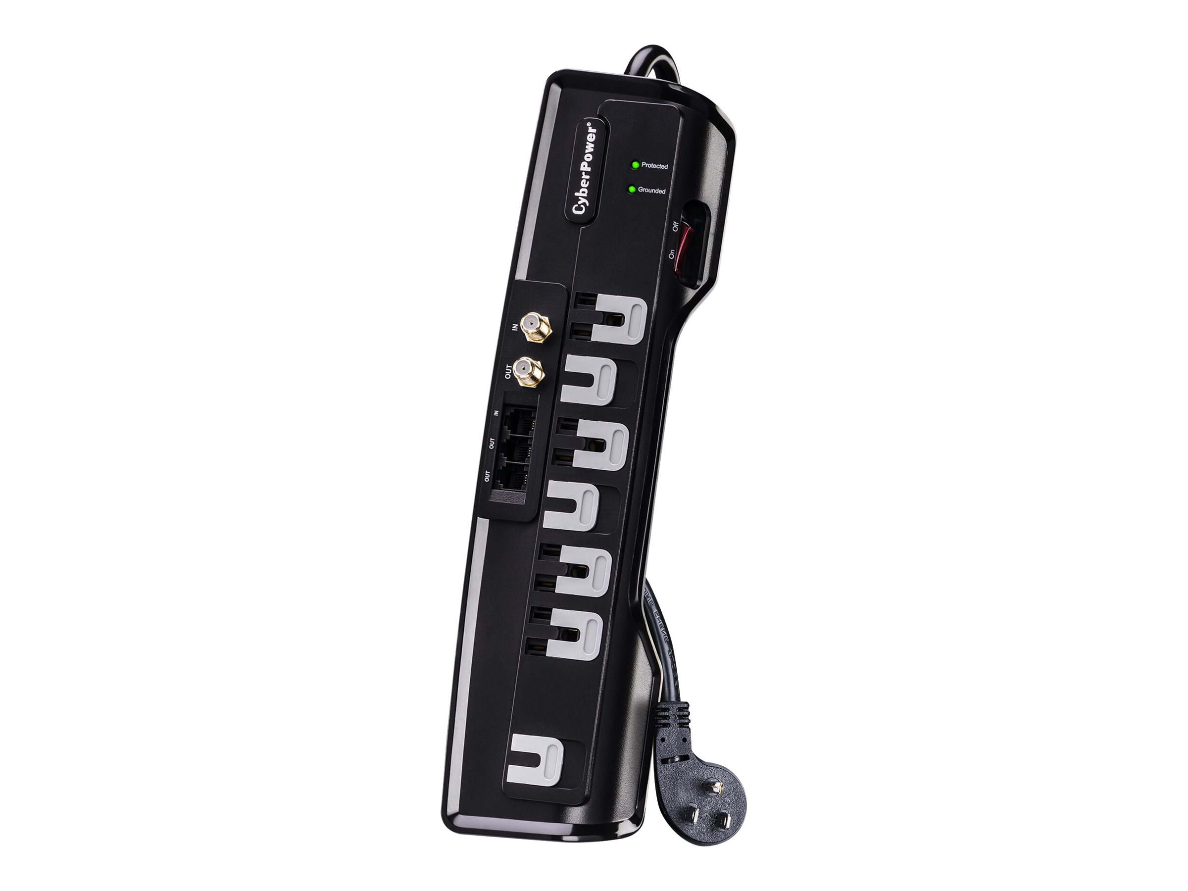 CSHT706TC SURGE PROTECTOR 7OUTRIGHT ANGLE NEMA $150K 6FT CORD