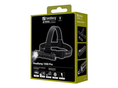 SANDBERG Headlamp 1000 Pro Kleine Haushaltsprodukte