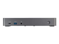 Startech USB-C & USB-A Dock, Hybrid Universal Triple Monitor Laptop Docking Station w/ DisplayPort & HDMI 4K 60Hz, 85W Power 