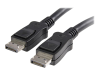 StarTech.com DisplayPort 1.2 Cable w/ Latches - 6ft / 2m - HBR2 - 4K x 2K Display - Certified DP to DP Video Cable M/M (DISPLPORT6L)