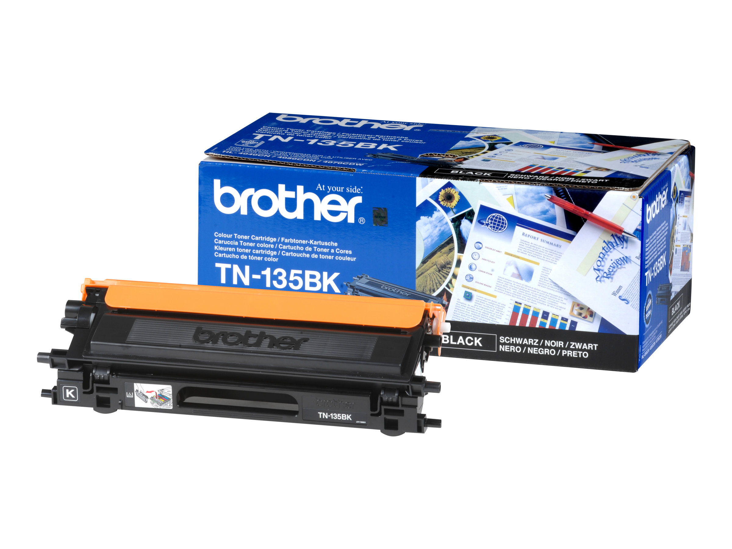 Brother Tn135bk Black Original Toner Cartridge