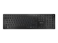 CHERRY KW 9100 SLIM - keyboard - QWERTY - UK - black, silver Input Device